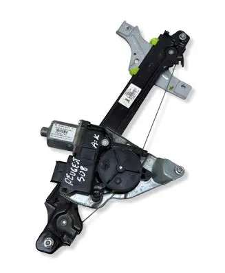 Peugeot 508 Rear door window regulator with motor 9686441380 A002C501 37198000