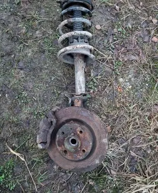 Renault Scenic I Front shock absorber with coil spring