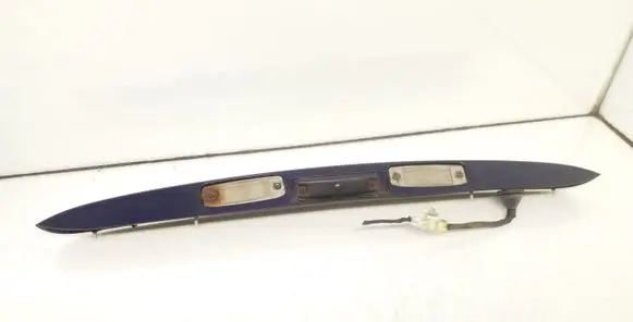 Trunk door license plate light bar