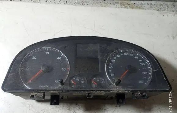 Volkswagen Touran I Speedometer (instrument cluster) 1T0920854C