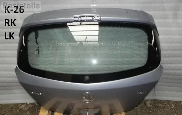 Opel Corsa D Tailgate/trunk/boot lid 163 LICHTSILBER