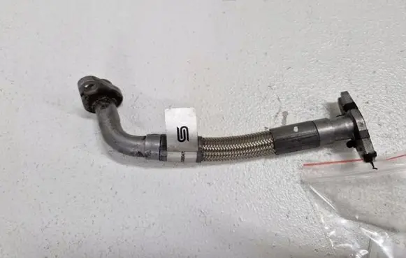 Fiat 500X Turbo turbocharger oiling pipe/hose 00463378180