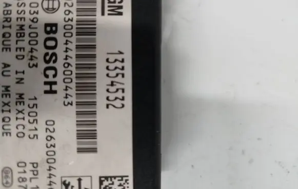 Opel Astra J Parking PDC control unit/module 13354532 026300444 0263004446