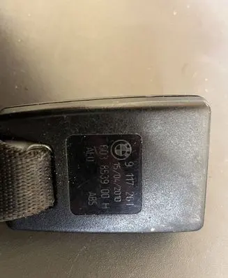 BMW 3 E90 E91 Rear seatbelt buckle 9117261 603853900H