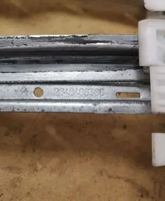 Citroen C5 Front window lifting mechanism without motor 9648486380