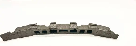 Front bumper foam support bar