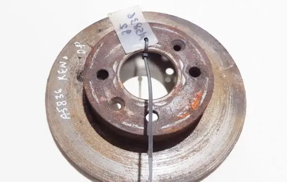 Renault Megane I Front brake disc neventiliuojamas