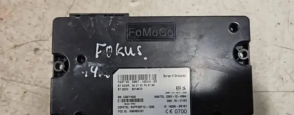 Ford Focus Other control units/modules AM5T14D212DD B014673 2263126384