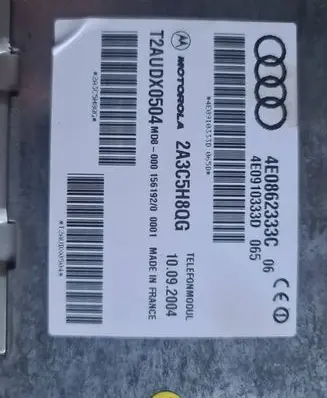 Audi A6 S6 C6 4F Other control units/modules 4E0862333C 4E0910333D 2A3C5H8QG