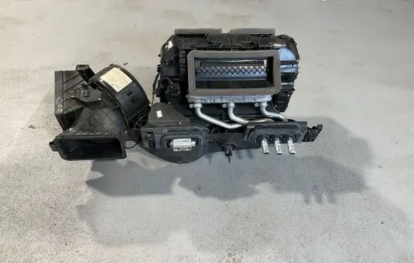 Interior heater climate box assembly