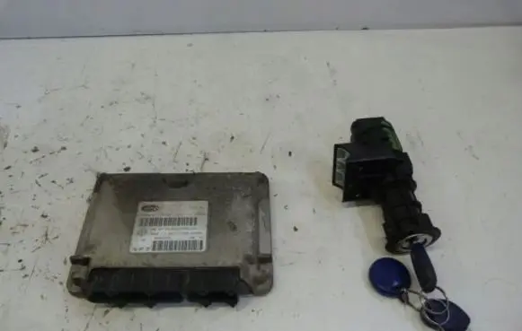 Fiat Panda II Engine ECU kit and lock set 55196259