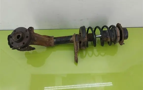 Opel Astra F Front shock absorber with coil spring 