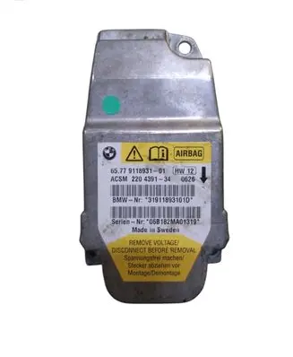 BMW 5 E60 E61 Airbag control unit/module 9118931