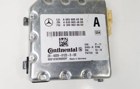 Mercedes-Benz S W221 Windshield/windscreen camera A0009050338