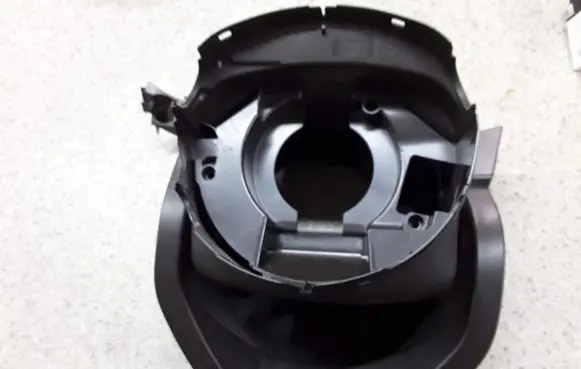 Steering wheel column trim