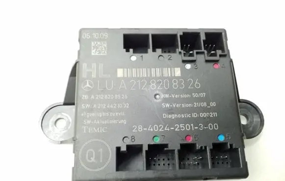 Mercedes-Benz E W212 Door control unit/module A2128208326
