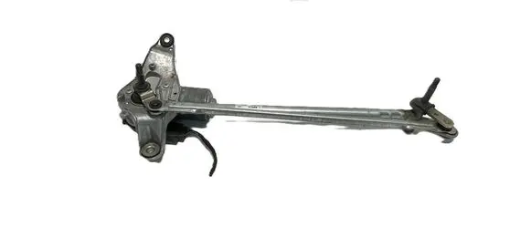 Front wiper linkage and motor