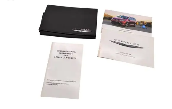 Chrysler Pacifica Owners service history hand book 