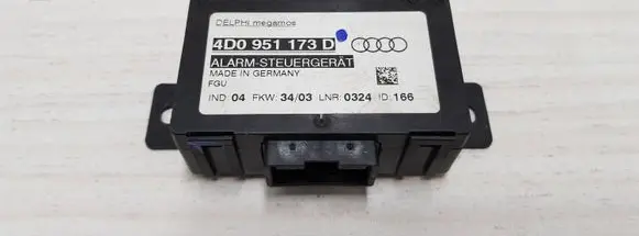 Audi A6 S6 C5 4B Alarm control unit/module 4D0951173D 0324D166