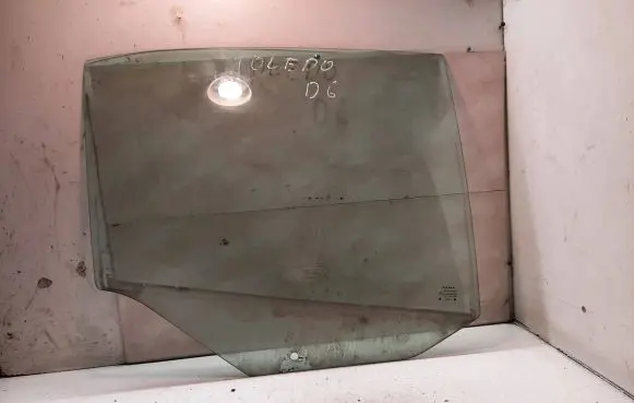 Seat Toledo II (1M) Rear door window glass 43R007022 DOT36AS2M129