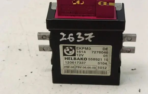 Fuel injection pump control unit/module