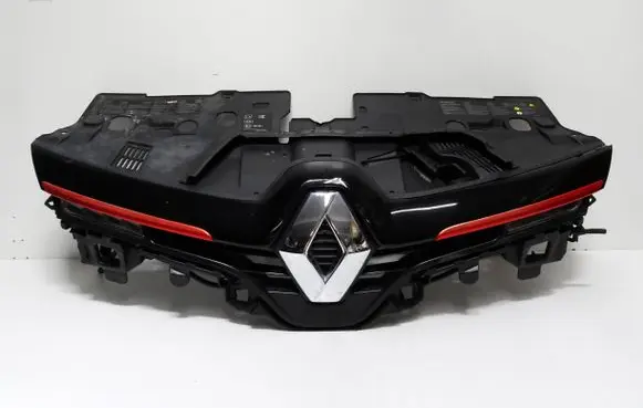 Renault Clio IV Front bumper upper radiator grill 628101467R T0000123683