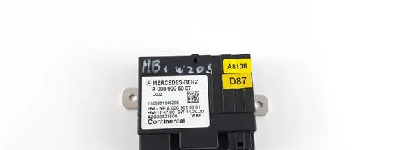 Mercedes-Benz C W205 Fuel injection pump control unit/module A0009006007 A0009010601 A2C30401500
