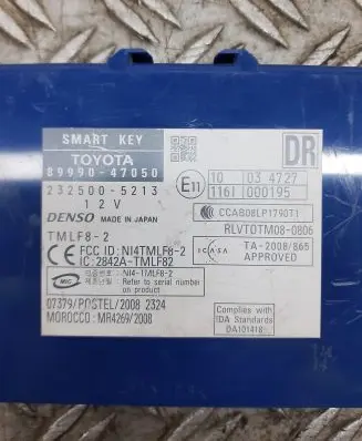 Toyota Prius (XW30) Keyless (KESSY) go control unit/module 