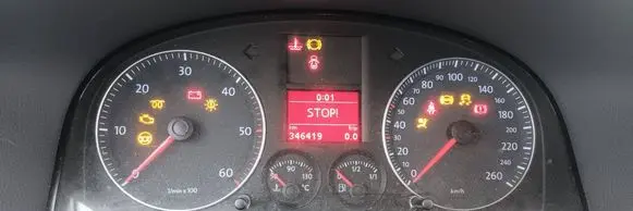 Volkswagen Touran I Speedometer (instrument cluster) 1T0920864A