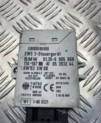 BMW 5 E39 Immobilizer control unit/module 61356905668 110187 05393244