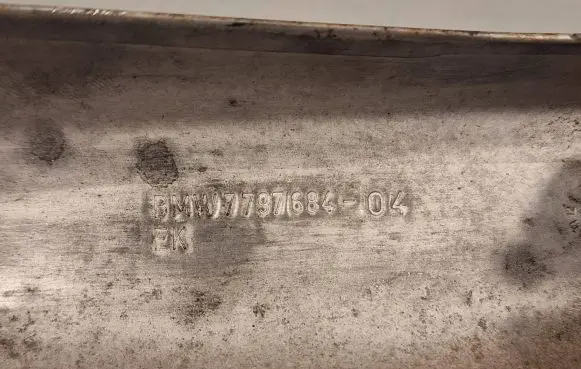 BMW X5 E70 Exhaust heat shield 7797685