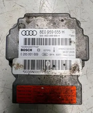 Audi A4 S4 B7 8E 8H Airbag control unit/module 8E0959655H 0285001669