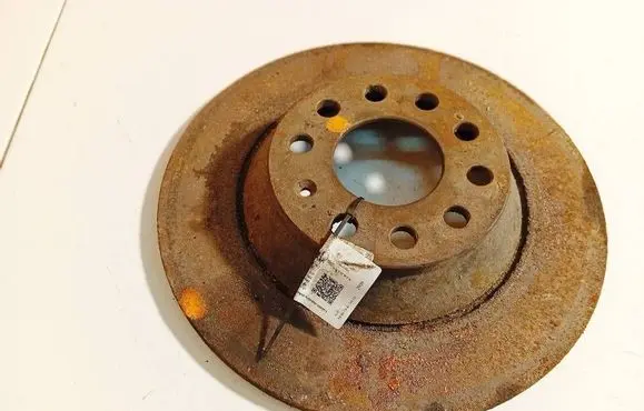 Audi A6 S6 C6 4F Rear brake disc neventiliuojamas