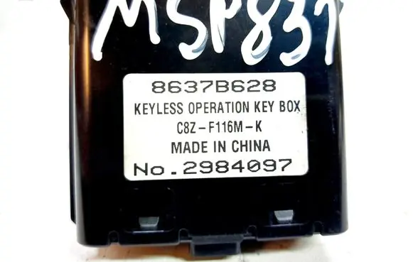 Mitsubishi Outlander Ignition key card reader 8637B628