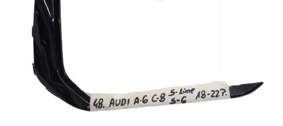 Audi A6 S6 C8 4K Front bumper splitter molding 4K0807968