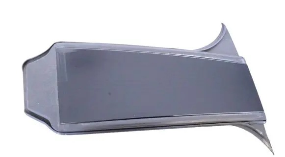 Front door glass trim molding