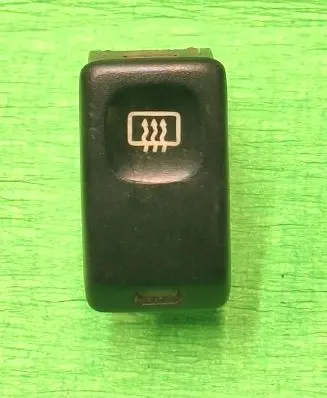 Volkswagen Golf II Windscreen/window heater switch 191959621B