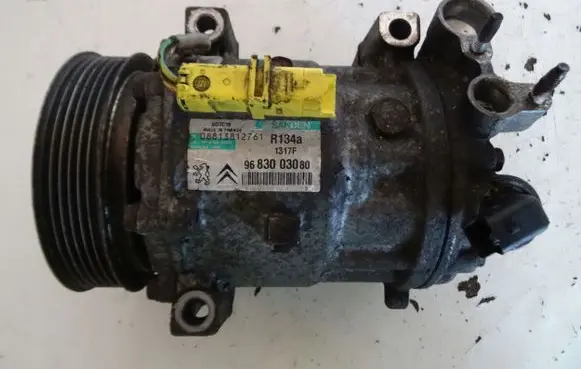 Peugeot 407 Air conditioning (A/C) compressor (pump) 9683003080