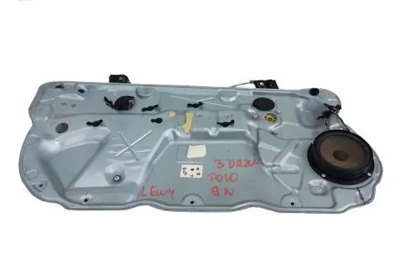 Volkswagen Polo Front window lifting mechanism without motor 6Q0837751