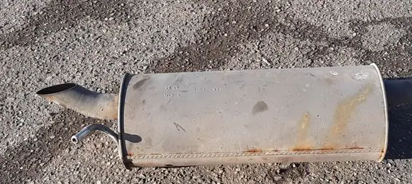 Citroen C5 Muffler/silencer 4185F