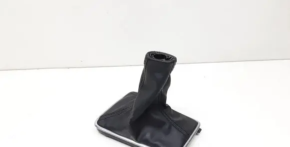 Gear lever shifter trim leather/knob