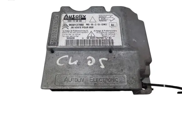 Citroen C4 I Airbag control unit/module 9658137980 603725800