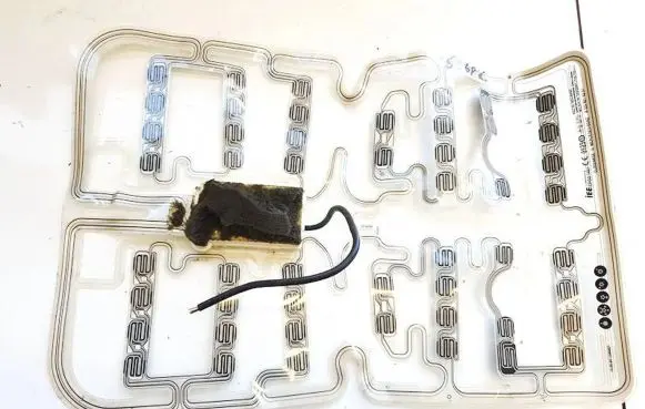 Mercedes-Benz C W203 Seat heating element 16260390945 01t312-0475-1
