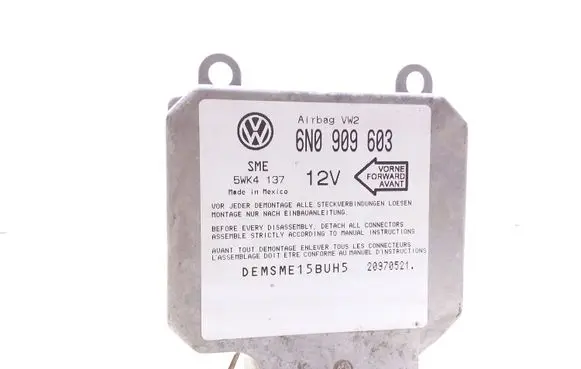 Volkswagen Caddy Airbag control unit/module 6N0909603 5WK4137