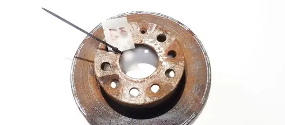 Skoda Octavia Mk2 (1Z) Rear brake disc neventiliuojamas