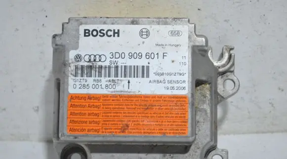 Volkswagen Touareg I Airbag control unit/module 3D0909601F