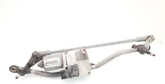 Front wiper linkage and motor