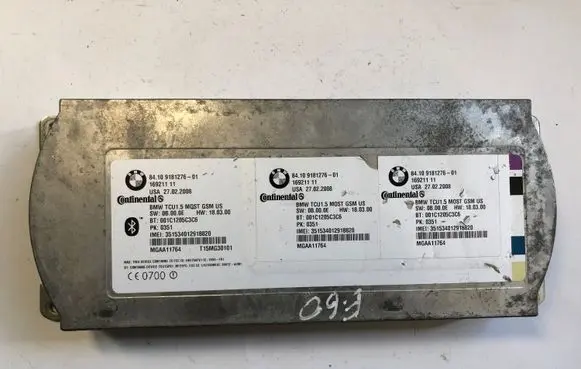 BMW 5 E60 E61 Bluetooth control unit module 9181276 8410918127601 16921115