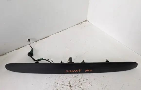 Trunk door license plate light bar