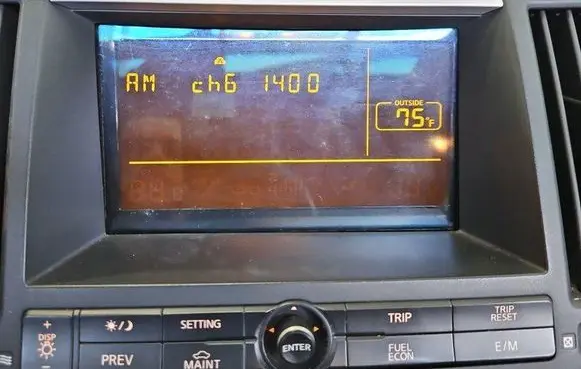 Infiniti FX Screen/display/small screen 28090CA110 IMPRK1491143